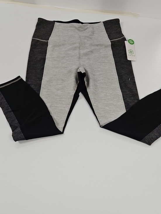 GAIAM Pants - GAIAM Womans Two-Tone Gray and Black Leggings